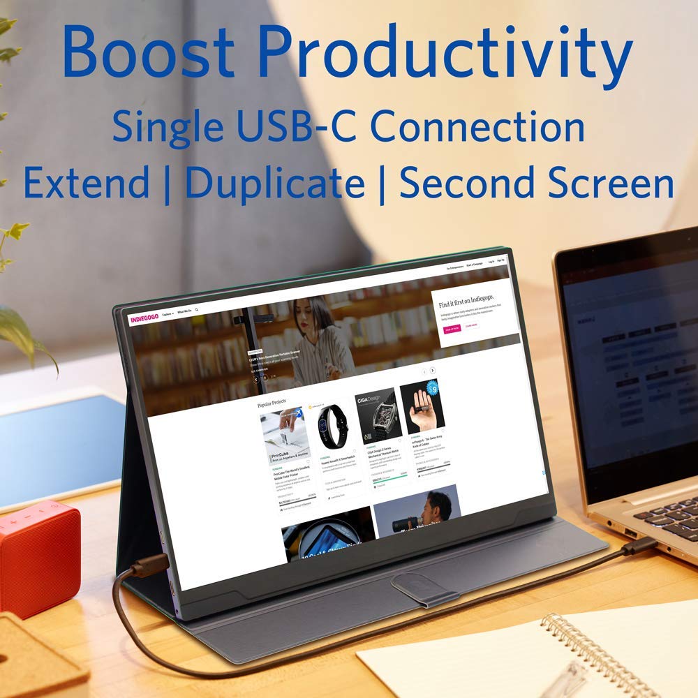 Amazon.com: cocopar Portable Monitor 17.3 Inch 1080P FHD IPS
